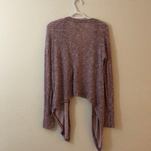 American Eagle Open Front Knit Sweater High Low XL - Picture 6 of 6